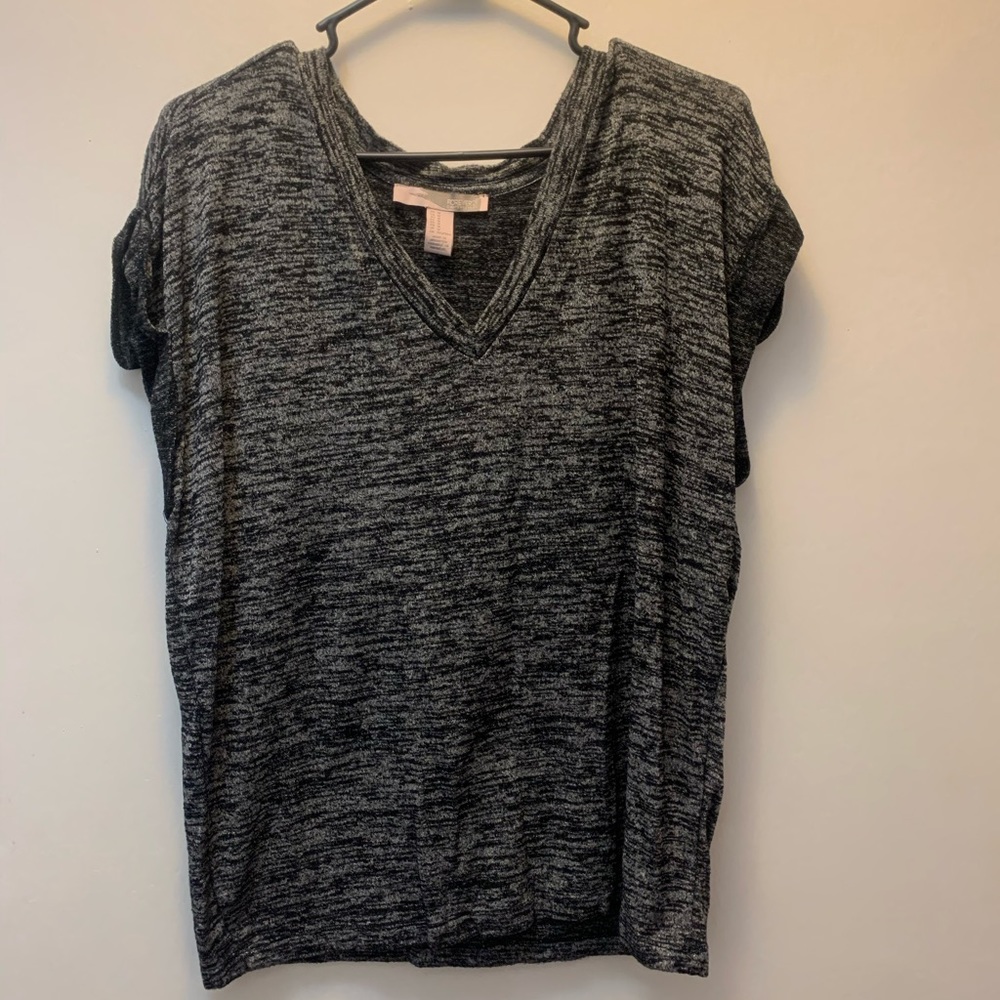 Forever 21 Black/Grey Heather Tee